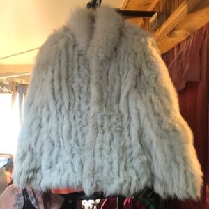 Vintage saga Fox blue fur coat